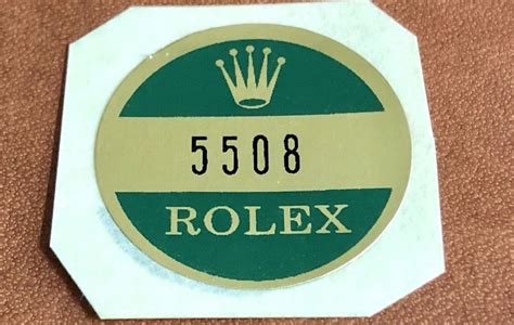 rolex holographic green sticker|rolex green hologram sticker.